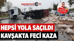 Afyonkarahisar’da Feci Kaza! Karayolu Patates Tarlasına Döndü