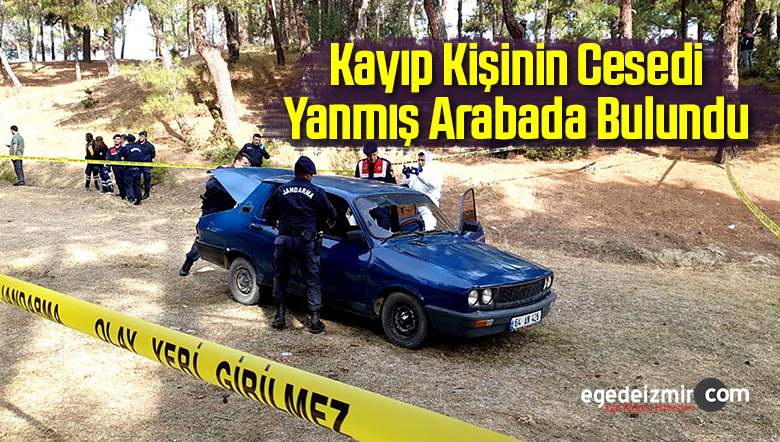 Yanmış Otomobilde
