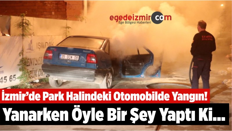 park halindeki otomobilde