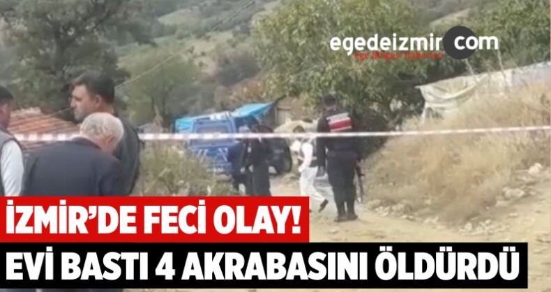 İzmir’de Aynı Aileden 4 Kişi Silahla Vurularak Öldürülmüş Halde Bulundu