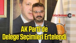 AK Parti’de Delege Seçimleri Ertelendi