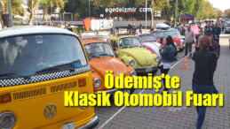 İzmir’in Ödemiş İlçesinde Klasik Otomobil Fuarı Açıldı