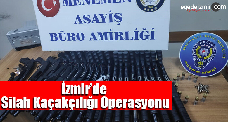 İzmir’de Silah Kaçakçılığı Operasyonu: 1 Gözaltı