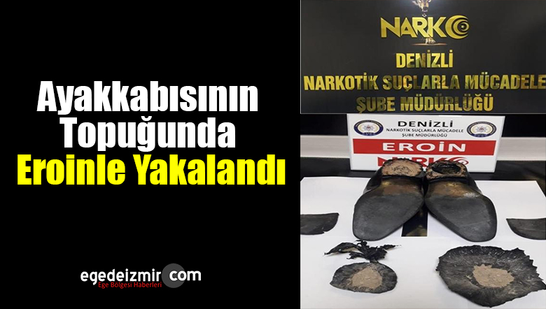 ayakkabısının topuğunda