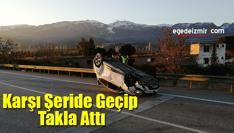 karşı şeride geçip