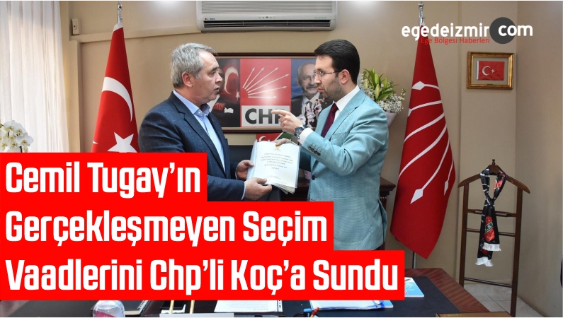 Cemil Tugay’ın Gerçekleşmeyen Seçim Vaadlerini Chp’li Koç’a Sundu