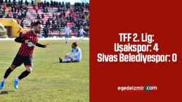 TFF 2. Lig: Uşakspor: 4 – Sivas Belediyespor: 0