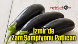 İzmir’de Zam Şampiyonu Patlıcan