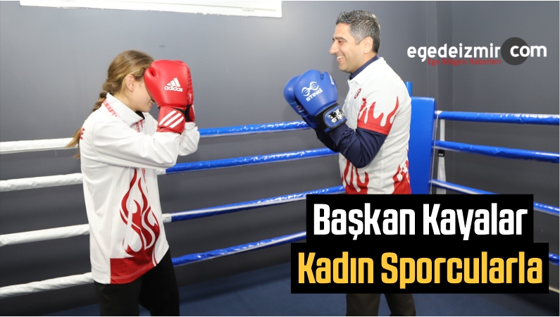 Başkan Kayalar Kadın Sporcularla