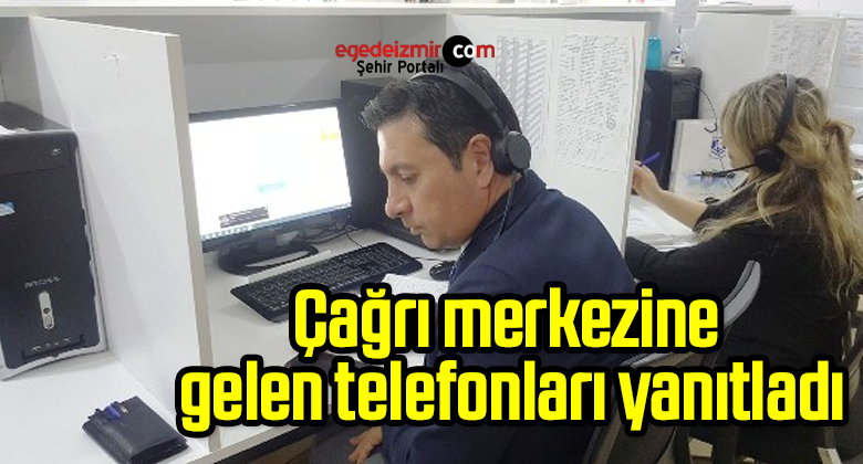 Bodrum Belediye Başkanı Aras çağrı merkezine gelen telefonları yanıtladı