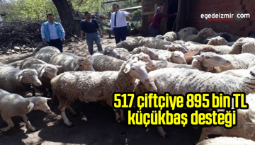 Simav’da 517 çiftçiye 895 bin TL küçükbaş hayvan desteklemesi