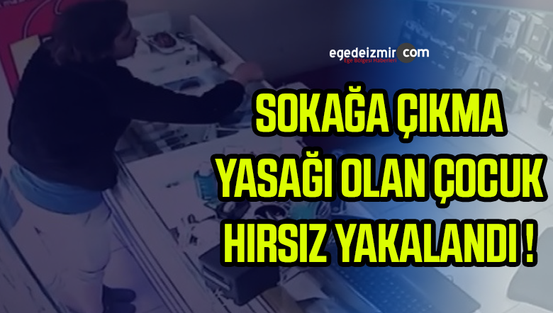Güvenlik kamerası görüntülerinde B.Y.'nin telefonu çaldığı ve ardından iş yerinden uzaklaştığı görüldü. Çocuk, telefonu başka bir dükkana satmak isterken polis tarafından yakalandı.