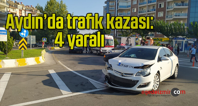 Aydın’da trafik kazası: 4 yaralı