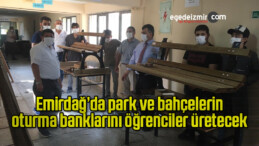 Emirdağ’da park ve bahçelerin oturma banklarını öğrenciler üretecek