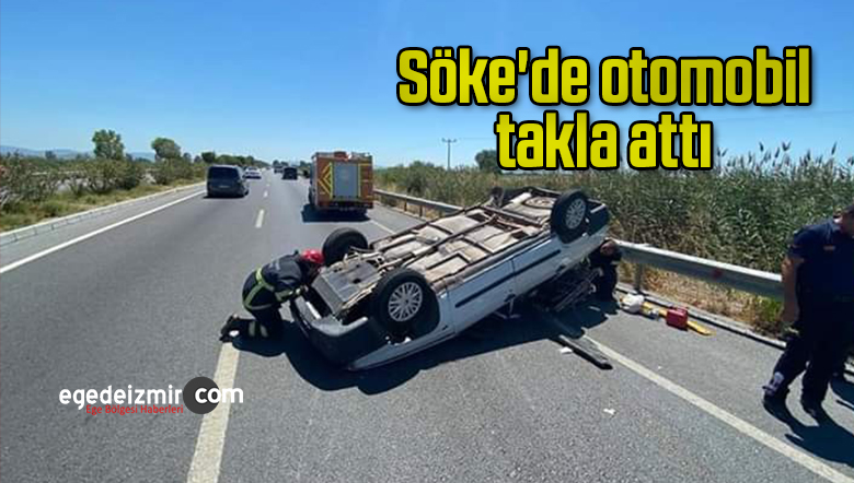 otomobil takla attı