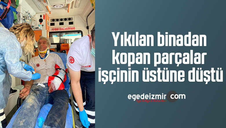 yıkılan bina