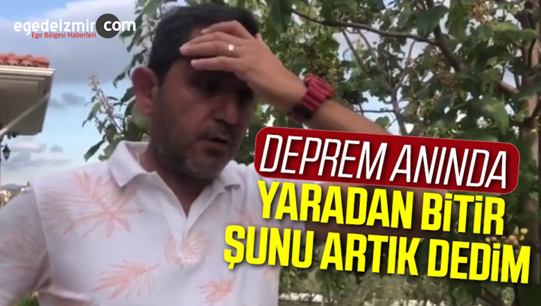 deprem anında