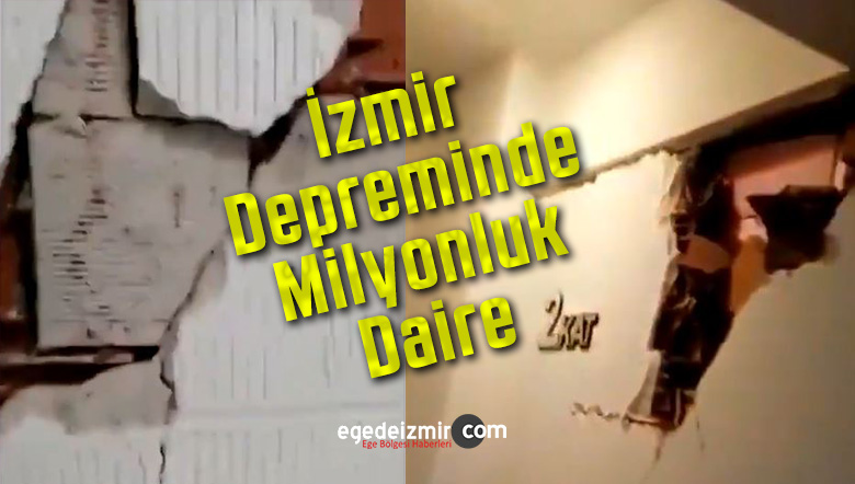 İzmir Depreminde Milyonluk Dairenin Hali Yürek Burktu