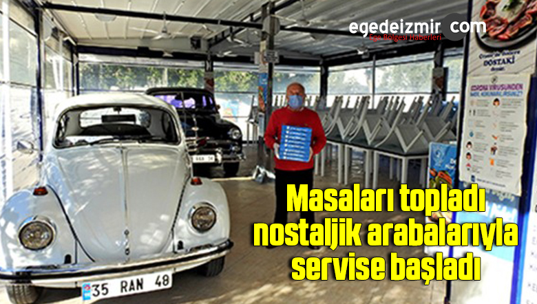 masaları topladı