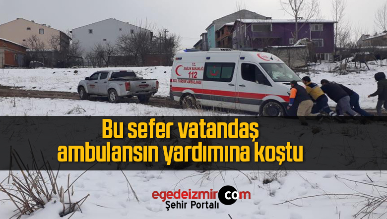 ambulansın yardımına