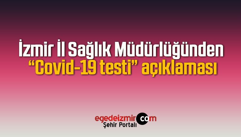 covid-19 testi