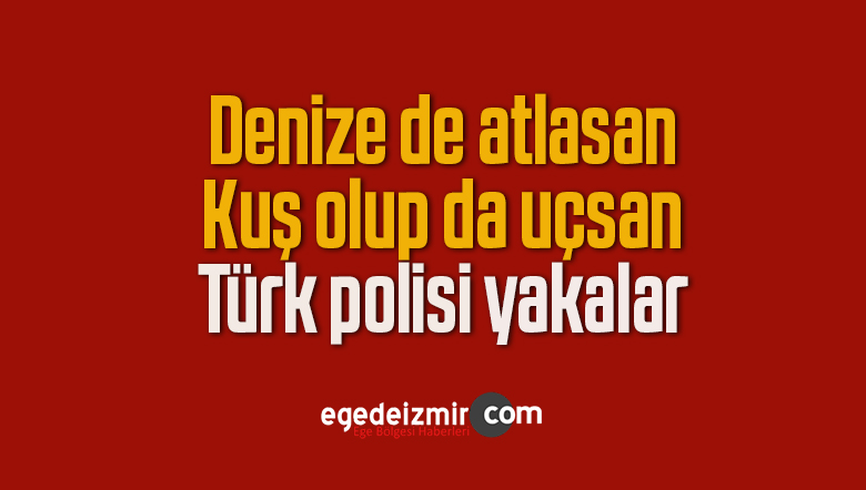 denize atladı