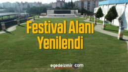 Gaziemir Belediyesi Festival Alanını Yeniledi