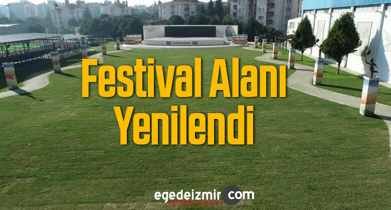Gaziemir Belediyesi Festival Alanını Yeniledi