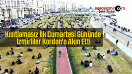 Kısıtlamasız İlk Cumartesi Gününde İzmirliler Kordon’a Akın Etti