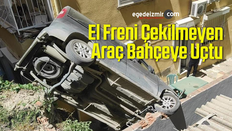bahçeye uçtu
