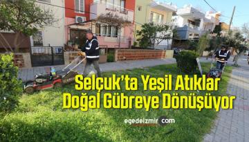 Selçuk’ta Yeşil Atıklar Doğal Gübreye Dönüşüyor