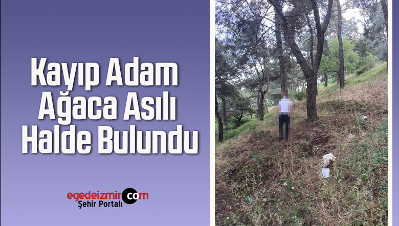 ağaca asılı