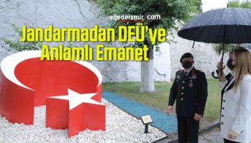 Jandarmadan DEÜ’ye Anlamlı Emanet