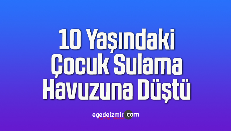 sulama havuzuna