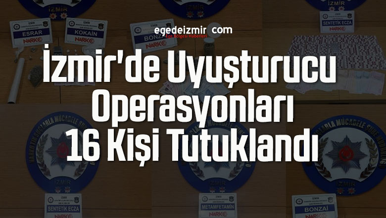 uyuşturucu operasyonları