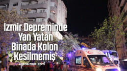 İzmir Depreminde Yan Yatan Binada Kolon Kesilmemiş
