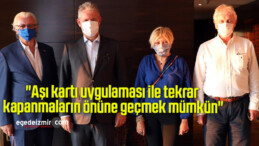 İzmir iş dünyası: “Aşı kartı uygulaması ile tekrar kapanmaların önüne geçmek mümkün”