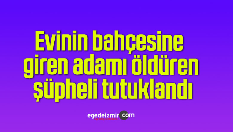 Evinin bahçesine