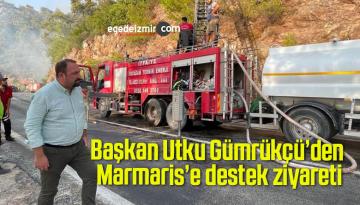 Başkan Utku Gümrükçü’den Marmaris’e destek ziyareti