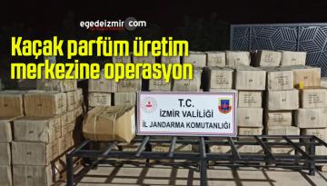 Kaçak parfüm üretim merkezine operasyon