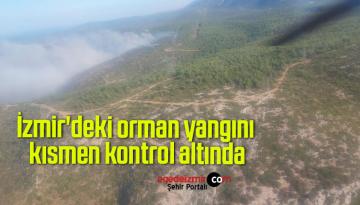 İzmir’deki orman yangını kısmen kontrol altında