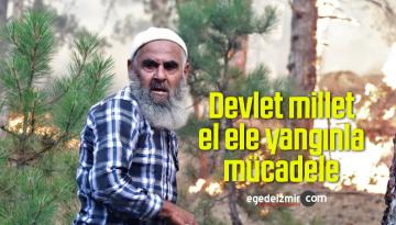 Binlerce Denizlili yangını söndürmek ve orman kahramanları için seferber oldu