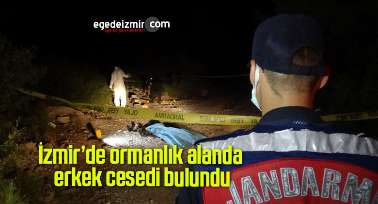 İzmir’de ormanlık alanda erkek cesedi bulundu