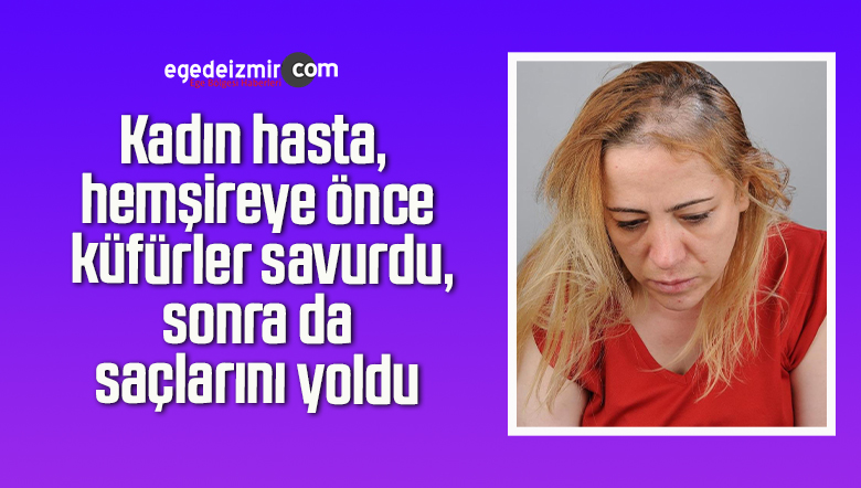 saçlarını yoldu