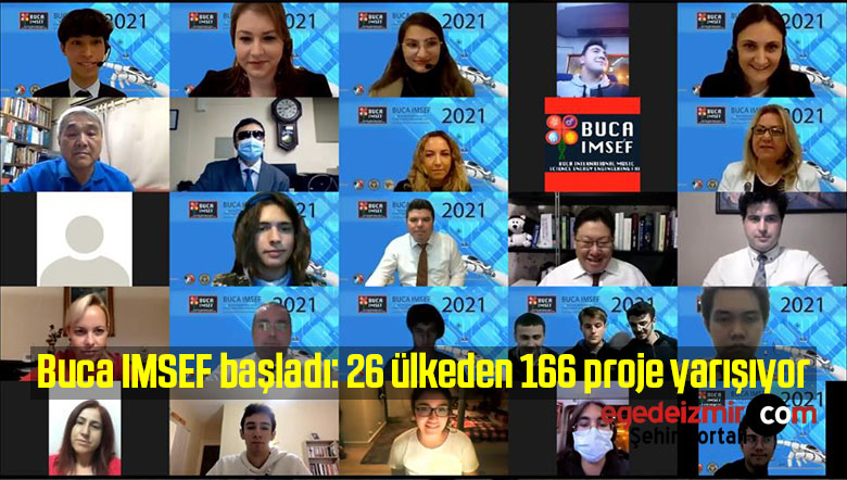 Buca IMSEF başladı: 26 ülkeden 166 proje yarışıyor