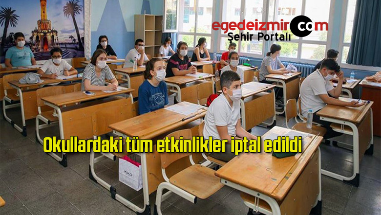 etkinlikler iptal