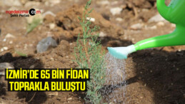 İzmir’de 65 bin fidan toprakla buluştu