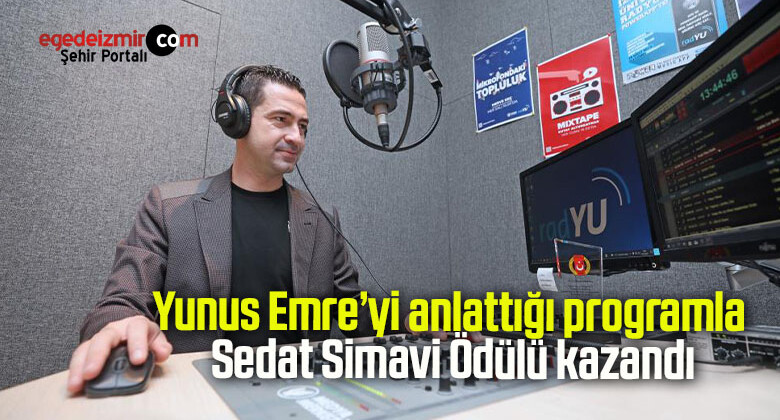 Yunus Emre’yi anlattığı programla Sedat Simavi Ödülü kazandı