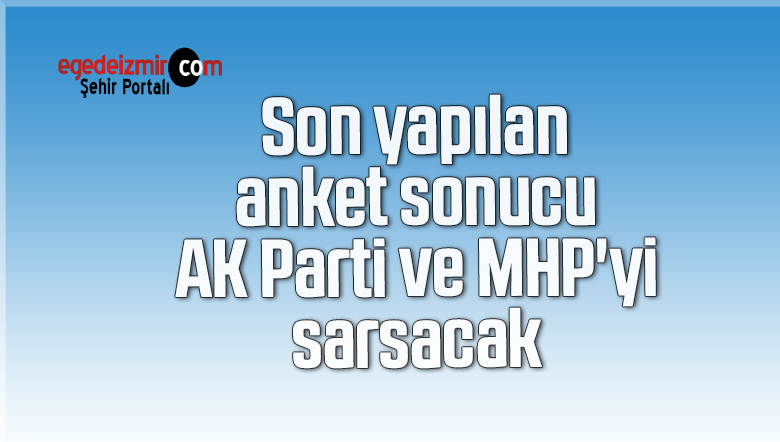 Son yapılan anket sonucu AK Parti ve MHP’yi sarsacak: Kayıp çok büyük