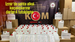 İzmir’de sahte alkol kaçakçılarına darbe: 4 tutuklama